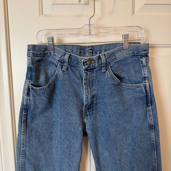 Rustler Size 33x30 Mens Straight Leg Durable Comfortable Work Jeans Denim - Picture 3 of 7